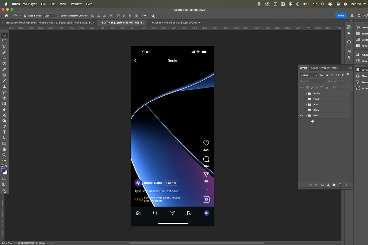 Premium Instagram Mockups 2026, an iPhone Mockup by Products for Creatives (Photo 3 of 5)