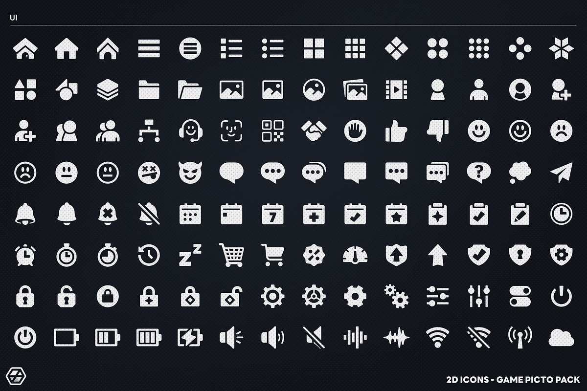 2D Icons - Game Picto Pack, a Solid Icon by LAYERLAB (Photo 9 of 12)