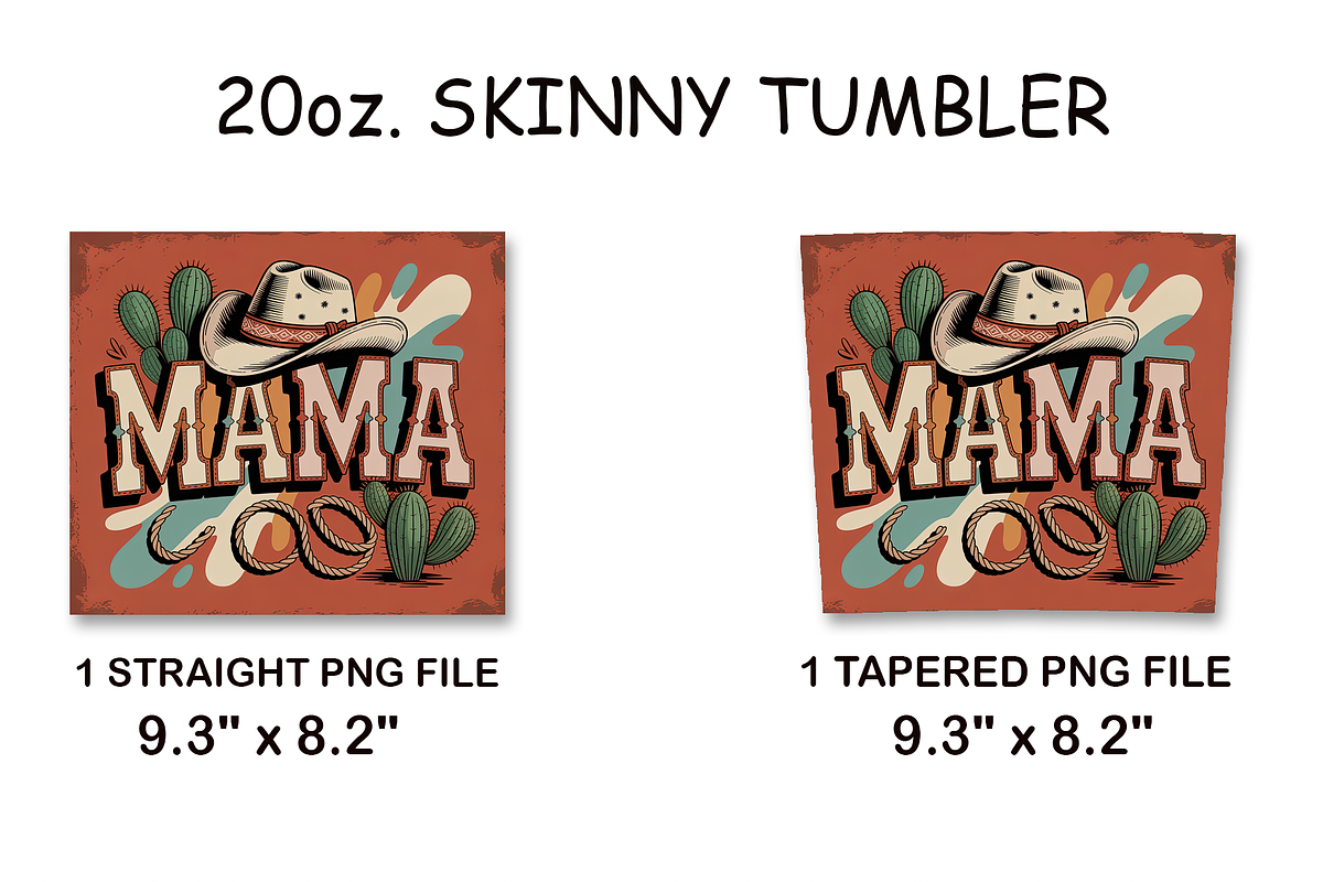 Classic Cowboy MAMA 20oz Tumbler, an Arts & Entertainment Photo by LamanAzalea (Photo 2 of 2)