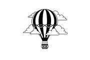 Hot Air Balloon Sky Bundle, an Illustration by yasushie (Thumbnail 2 of 31)