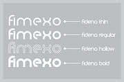 Fidena // a family font, a Sans Serif Font by Pandanwangi (Thumbnail 9 of 10)