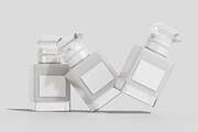 Square Perfume Bottle Mockup, a Packaging Mockup by Permadi Creative (Thumbnail 3 of 4)