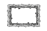 Rustic Rectangle Frame Bundle, an Illustration by Creativeshirt (Thumbnail 17 of 51)