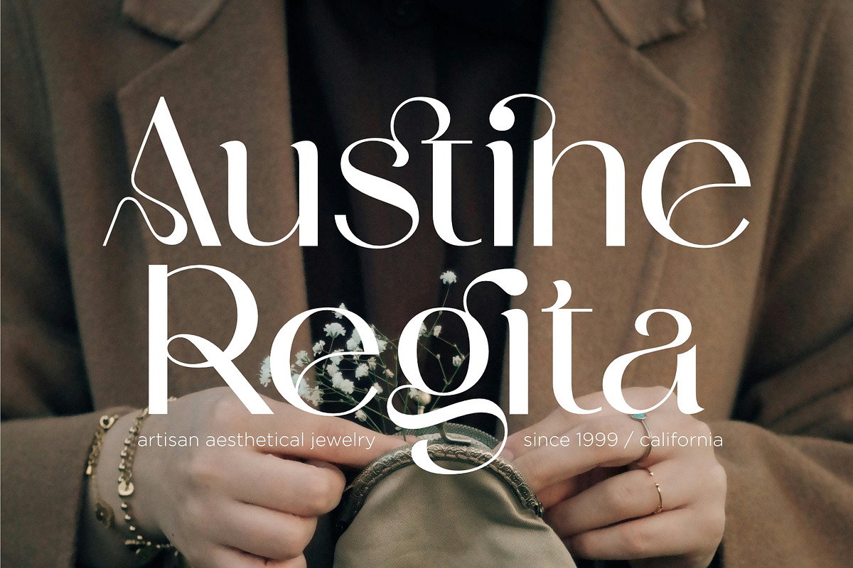 Mestika - Elegant Display Font, a Serif Font by Keithzo (Photo 2 of 11)