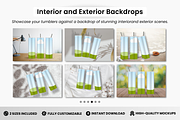 3 Skinny Tumblers Mockup Templates, a Cups & Container Mockup by DigiPax (Thumbnail 6 of 10)