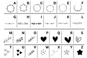 Fox Christmas Doodle Dingbat Font, a Symbol Font by Fox7 By Rattana (Thumbnail 3 of 9)