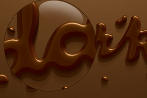 Chocolate Text Effect