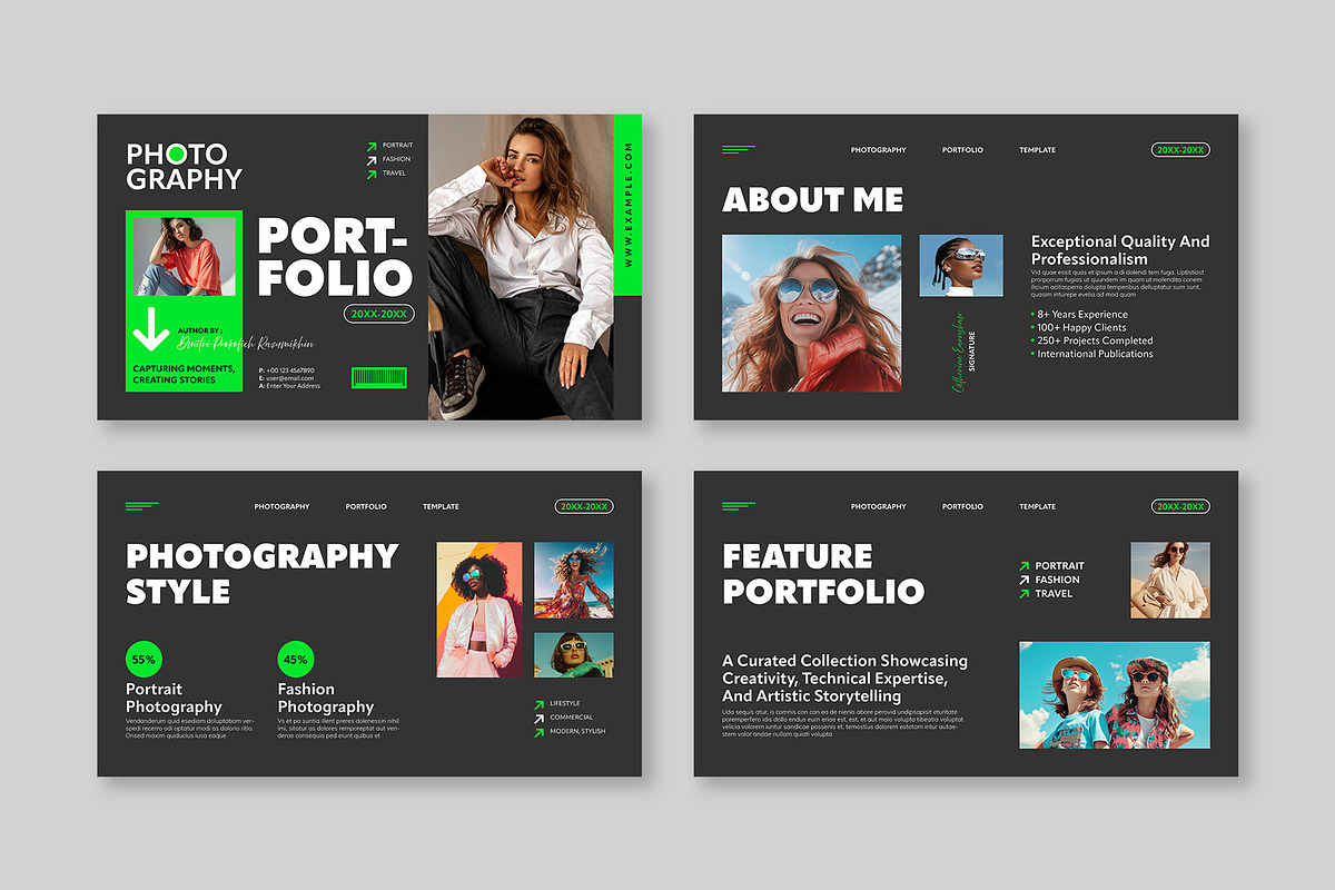 Photography Portfolio Presentation, a Presentation Template by Mighty-Slide (Photo 2 of 4)