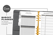 Budget Planner Canva Template, a Marketing Template by The Blog Creative (Thumbnail 2 of 6)