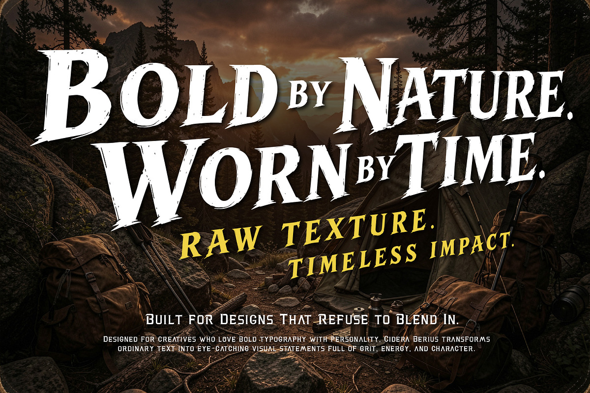 Cidera Berius – Suspense Thriller, a Serif Font by HypeWorksCo (Photo 6 of 13)