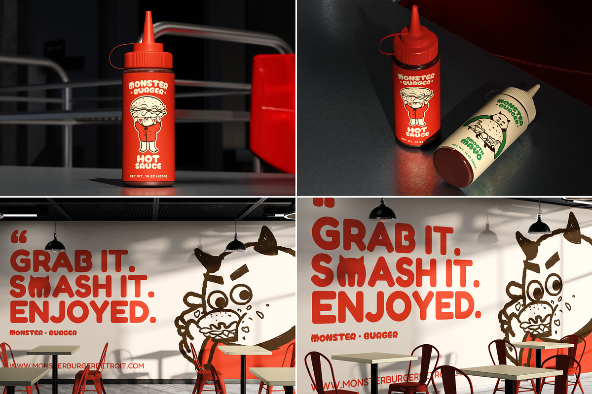 Burger & Fast Food Packaging Mockups, a Packaging Mockup by Vitora Mockup (Photo 6 of 12)