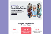 Educational Landing Page, a Landing Page Template by MightyDesign (Thumbnail 5 of 10)