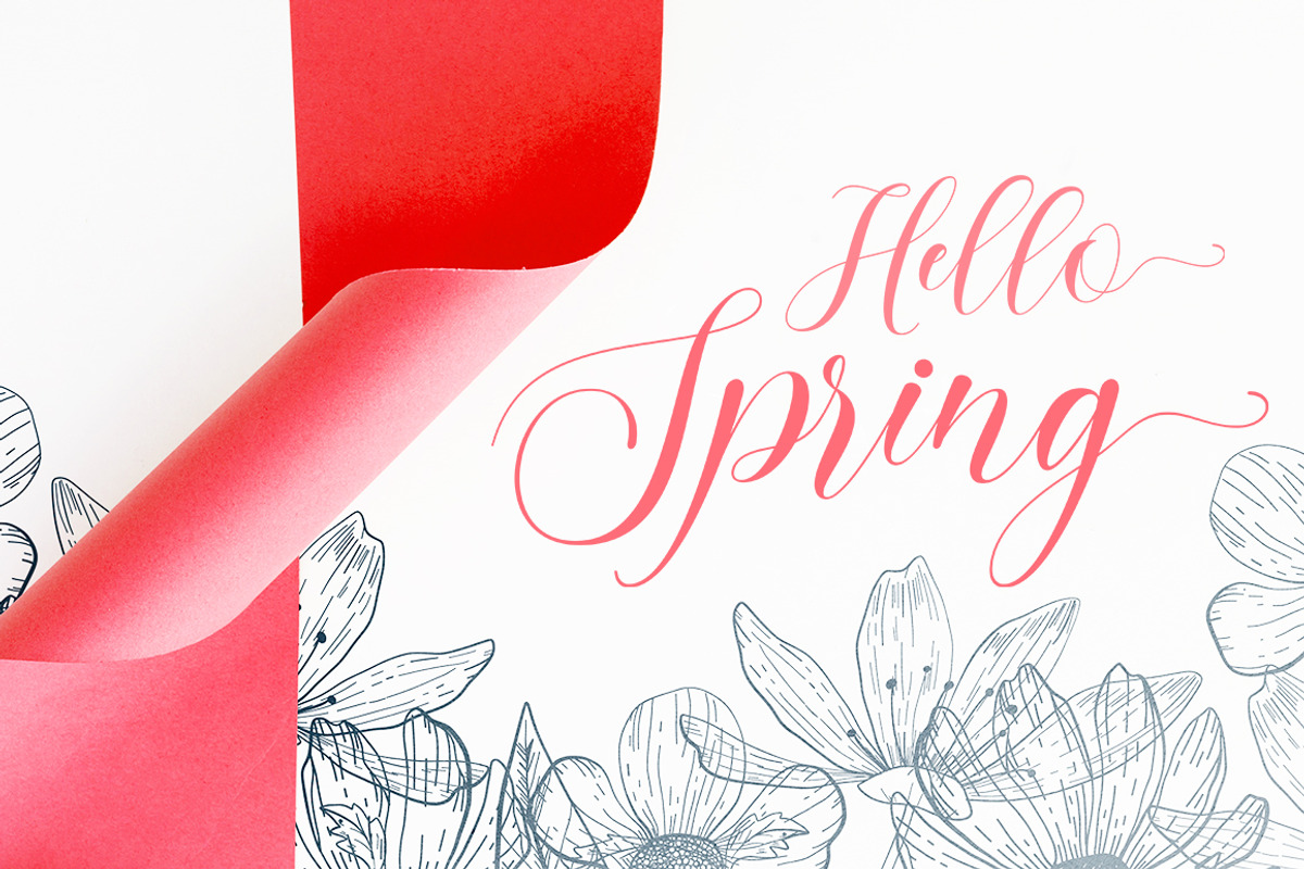 Belarisha Script, a Script Font by Bosstype Studio (Photo 2 of 7)