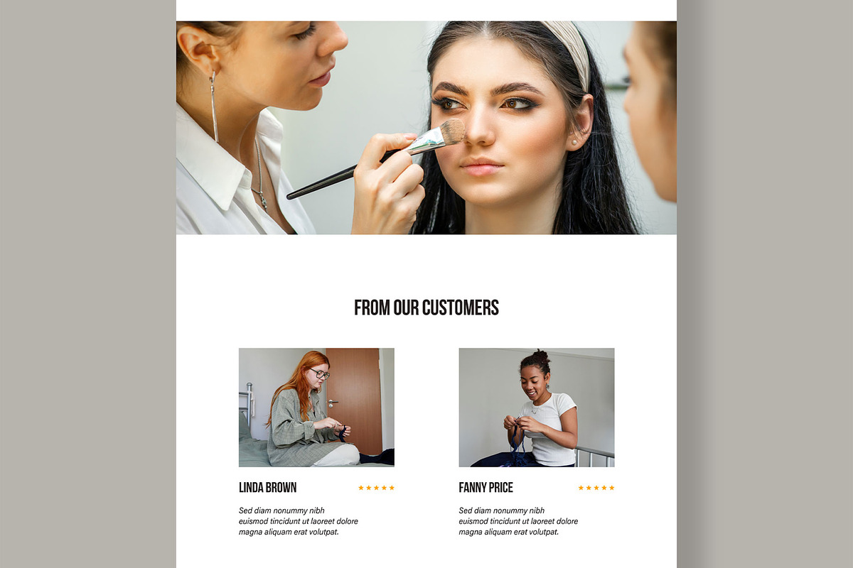 Modern Fashion Email Newsletter, an UI Kit Template by MightyDesign (Photo 5 of 9)