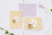 Honey Bee and Wild Flowers clipart, an Illustration by GevelStudio (Thumbnail 11 of 12)