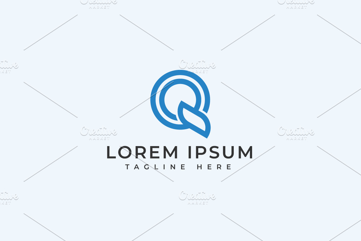 Q letter logo, a Branding & Logo Template by vectplus (Photo 1 of 2)