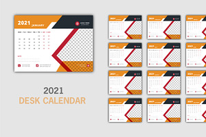 2021 Modern Desk Calendar