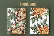Watercolor flowers Chrysanthemum, a Decorative Illustration by Artcard Watercolor (Thumbnail 5 of 5)