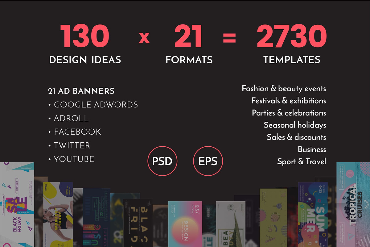 Web Banner Template Bundle Sale, a Marketing Template by Amber Graphics (Photo 2 of 7)