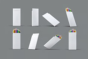 Colored Pencils 12 Pack Mock-Up, a Pens & Pencil Mockup by Se٧enStudio (Thumbnail 2 of 7)