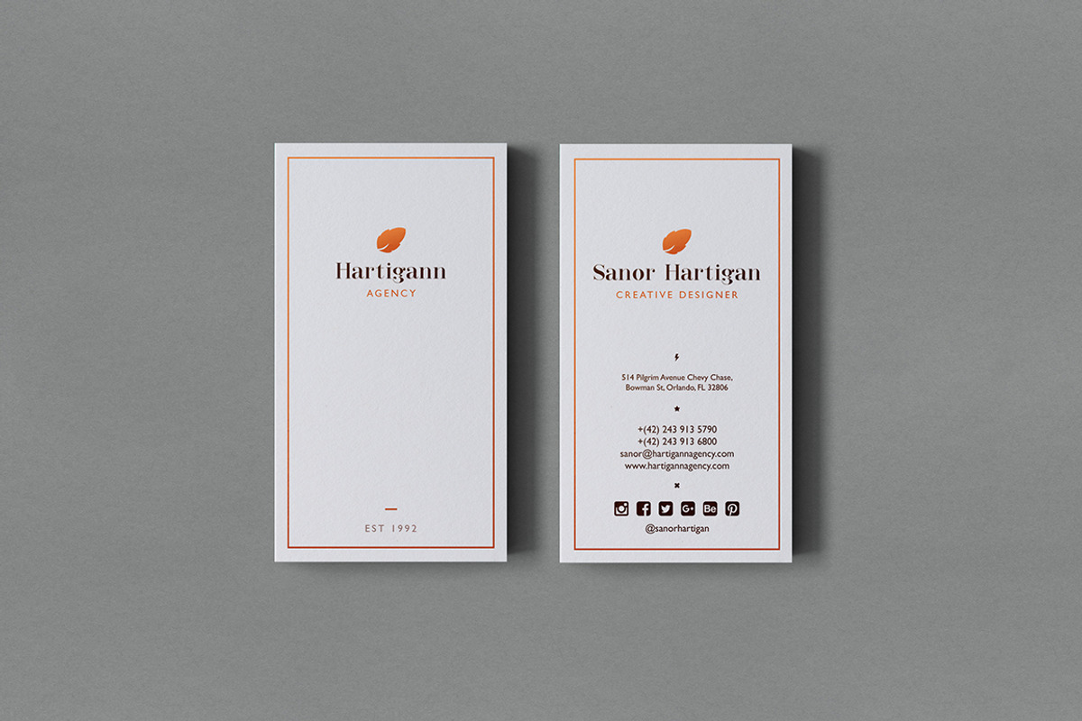 Stylish Minimal Gold Business Card, a Business Card Template by GraphicsEgg (Photo 1 of 3)