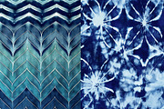 Shibori Indigo Japanese Dye Textures, a Texture Graphic by ArtistMef (Thumbnail 5 of 9)