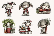 Easter Bunny and carrot clipart, an Illustration by Designworld (Thumbnail 5 of 10)