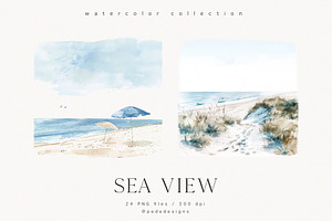 Sea View Illustrations