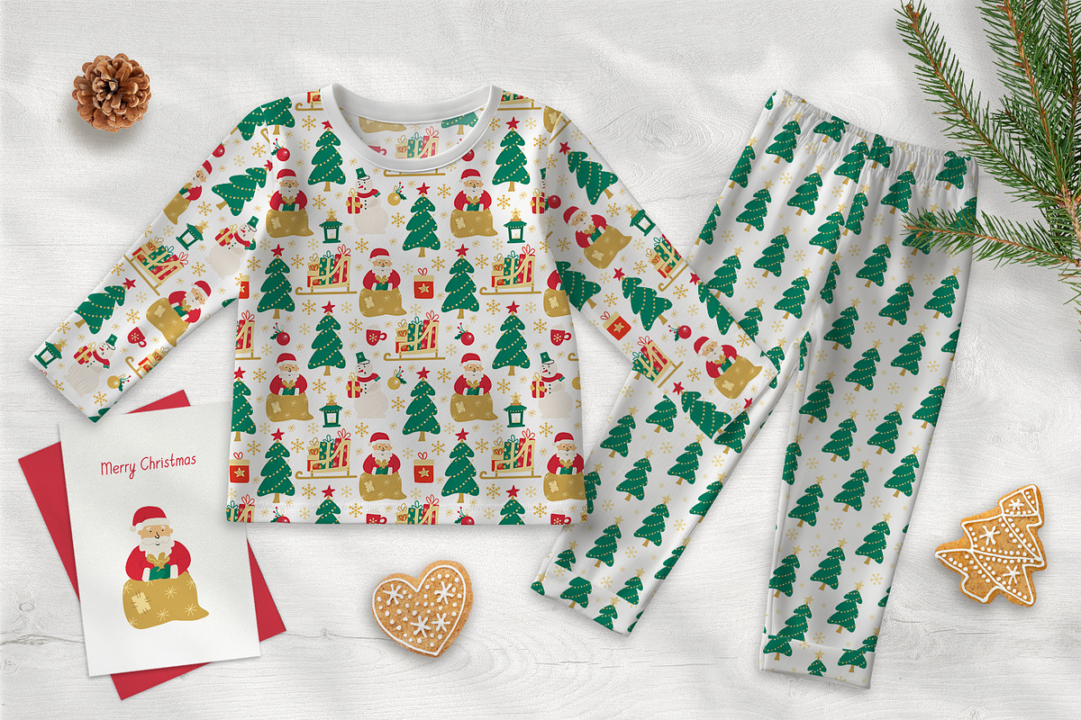Merry Christmas Vector Collection, a Decorative Illustration by Anna Druzhkova (Photo 10 of 10)