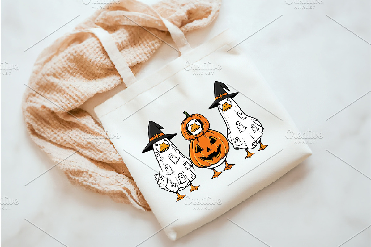 goose halloween fall png, an Illustration by Watercolor design (Photo 3 of 3)