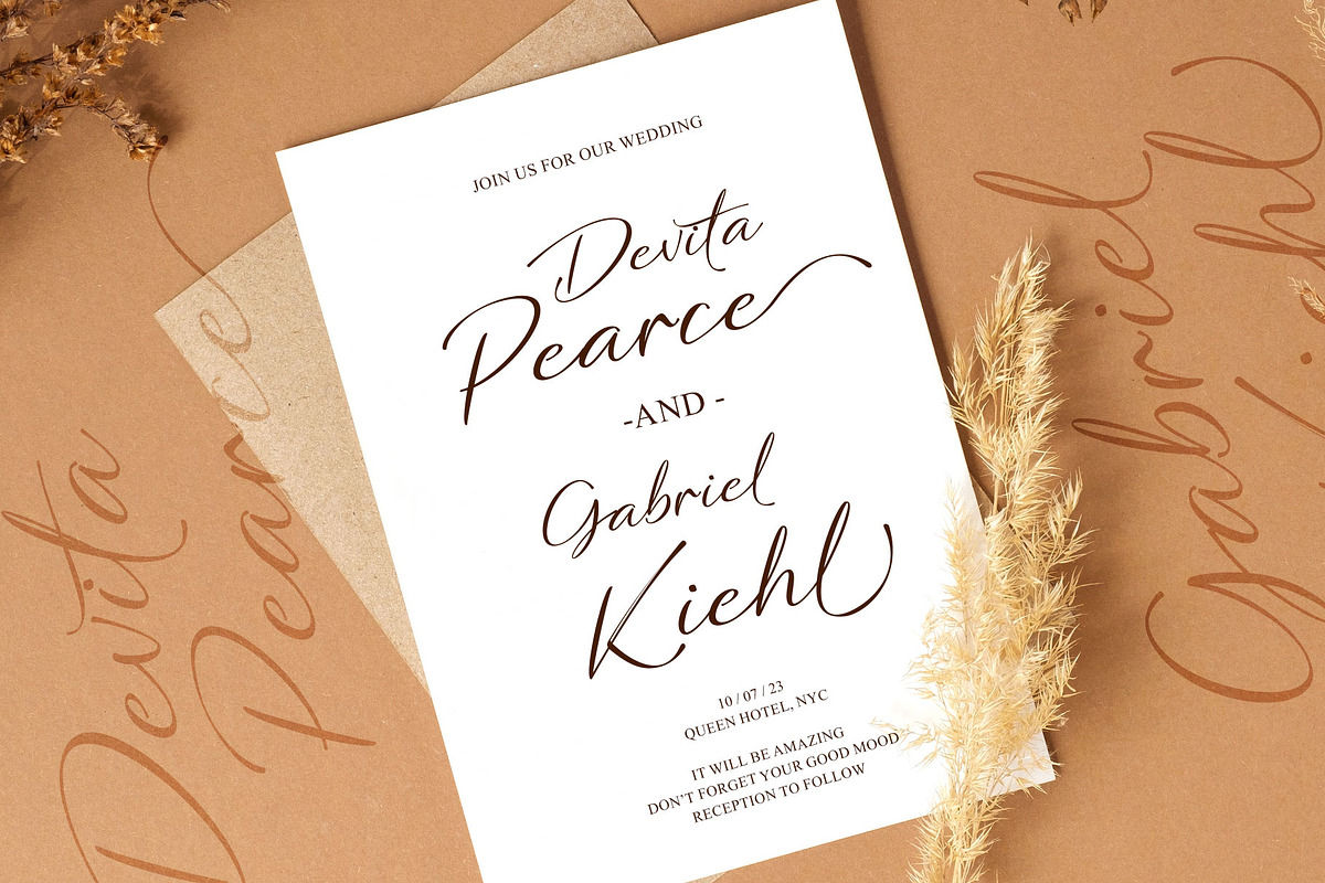 Mellanika, a Script Font by Arterfak Project (Photo 11 of 12)