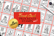 Procreate Tarot Deck Stamps, a Shape Add-On by Spasibenko Art (Thumbnail 5 of 6)