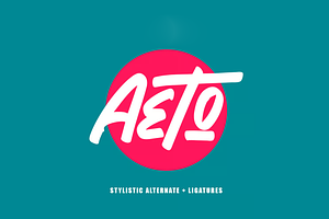 Aeto - Brush Handmade Font