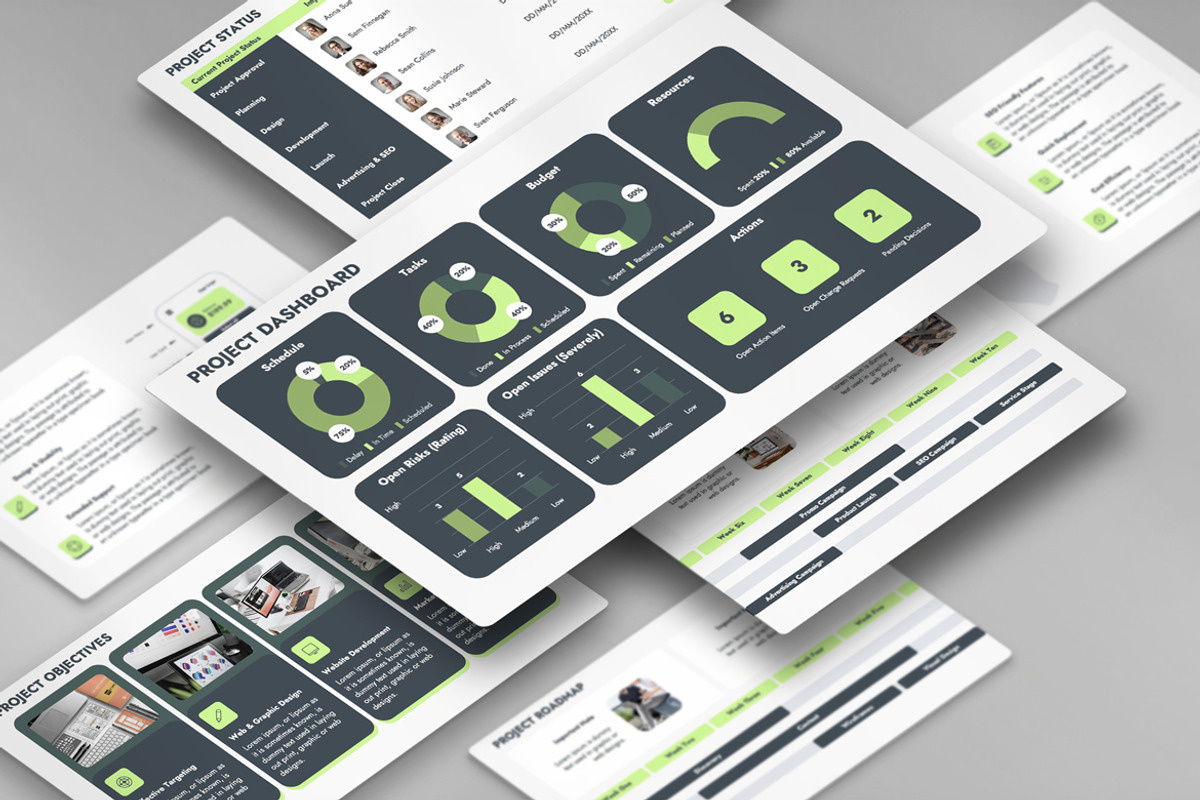 Project Management: PPT, Slides, Key, a Presentation Template by JetzTemplates (Photo 4 of 5)