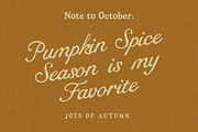 Handwritten Autumn Signage Fonts, a Handwritten Font by Laras Wonderland (Thumbnail 7 of 20)