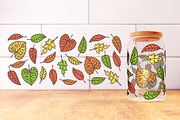 Autumn Leaves Can Glass Wrap 16oz., an Object Graphic by Doodle Cloud Studio (Thumbnail 5 of 12)