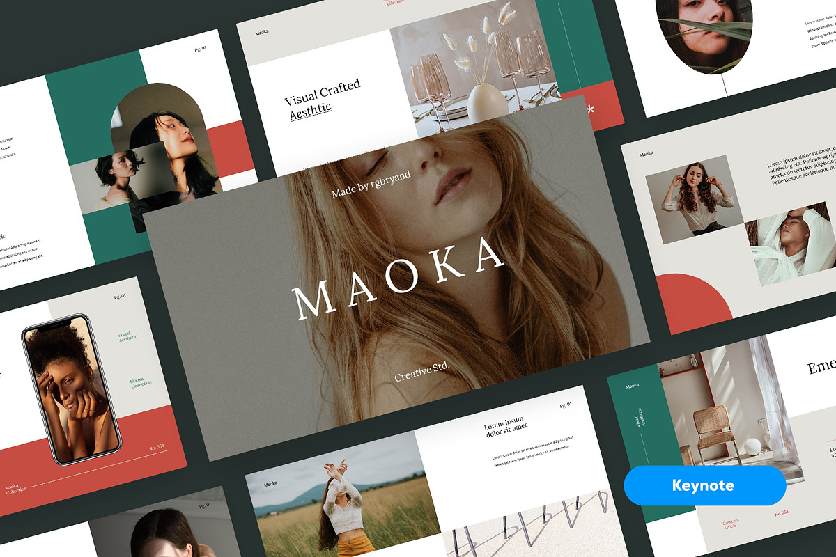 MAOKA - Keynote Template, a Presentation Template by rgbryand (Photo 1 of 9)