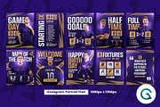Football Social Media Pack Template, a Social Media Template by Geelator Studio (Thumbnail 2 of 4)