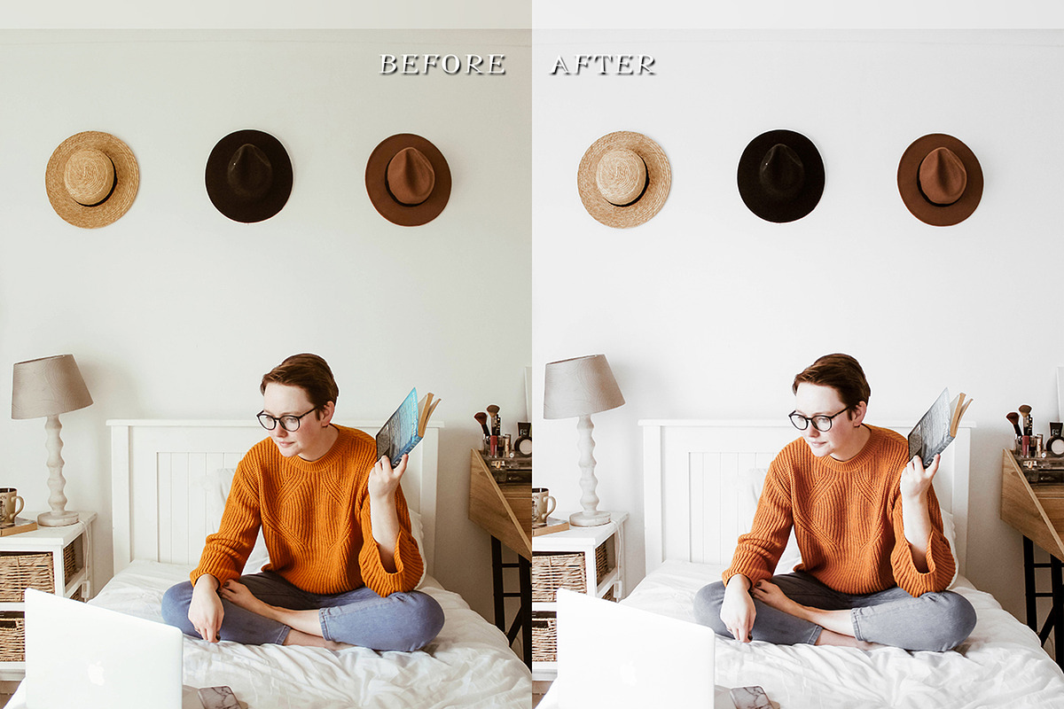 3 Mobile Lightroom Presets White preview 2