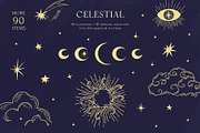 Solar & lunar. Sparkle of the planet, a Decorative Illustration by Summer Nightingale Art (Thumbnail 10 of 10)