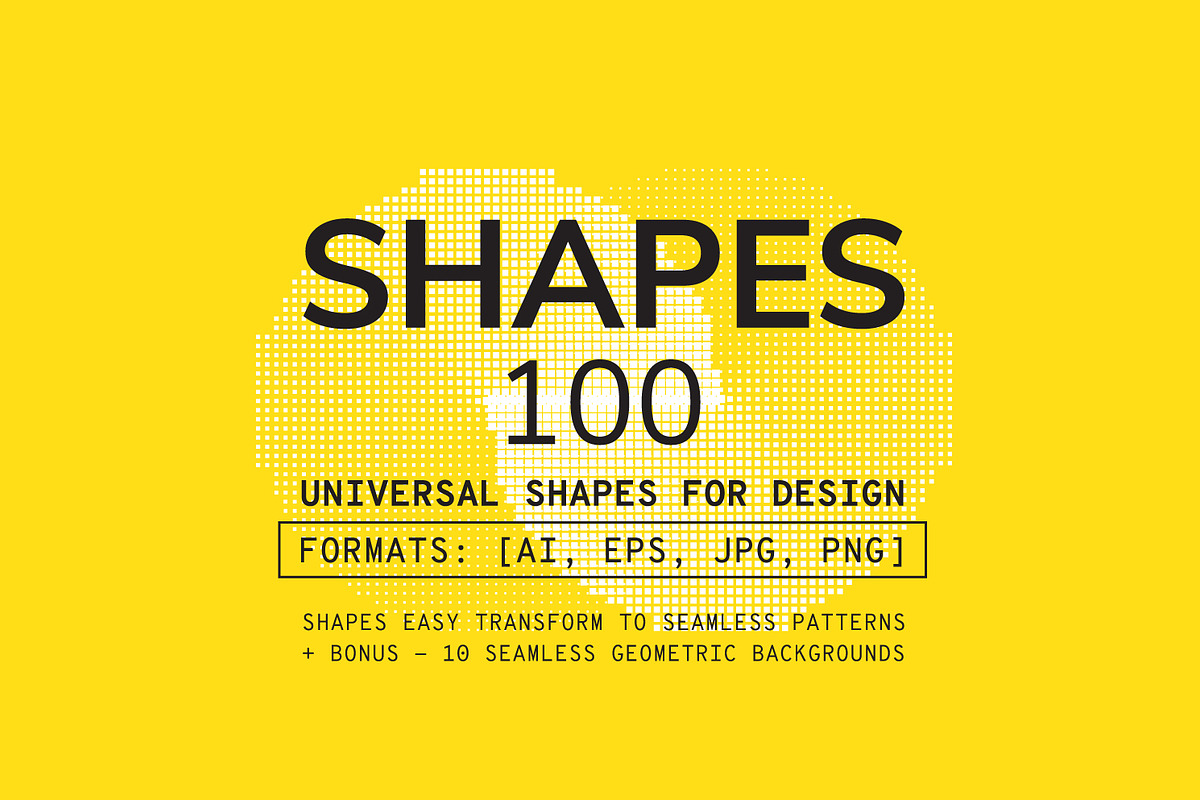 100 Geometric Shapes. Part 4, an Object Graphic by Vanzyst (Photo 2 of 8)