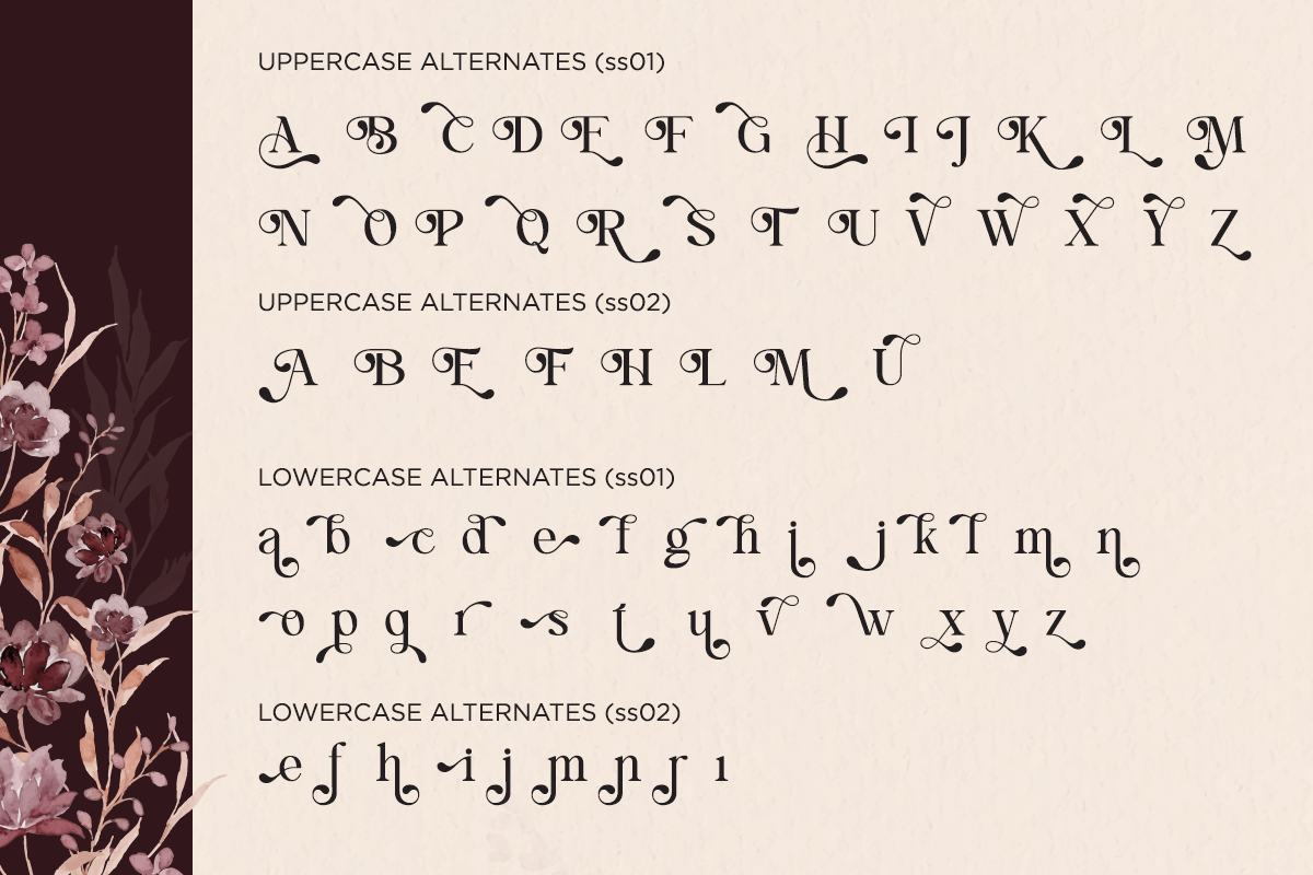 Lovely Paradise - Decorative Serif, a Serif Font by Font Liner (Photo 13 of 15)