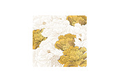 Peony floral pattern gold texture, a Graphic by marukopum (Thumbnail 2 of 2)