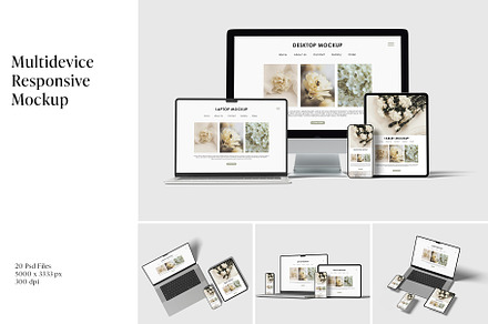 Multi Device Responsive Mockup