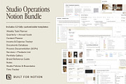 Studio Operations - Notion Bundle, a Marketing Template by MARA Design Co. (Thumbnail 1 of 8)