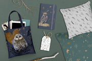 Magic owls: 280 elements for design, an Animal Illustration by Shusha Guna Art (Thumbnail 11 of 23)