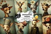 Printable Surreal Cute Dog, an Animal Illustration by Digital Art Mahdiseño (Thumbnail 1 of 9)