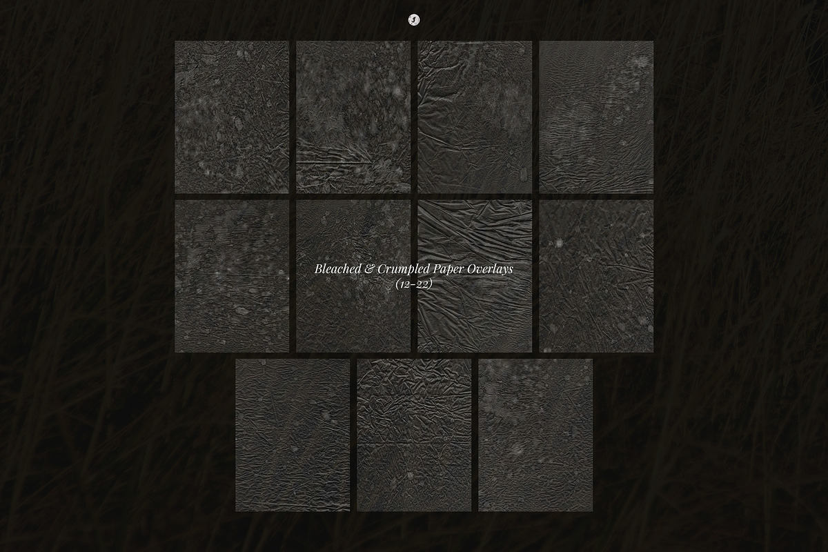 Bleached and Crumpled Paper Overlays, a Texture Graphic by Freezerondigital (Photo 9 of 9)
