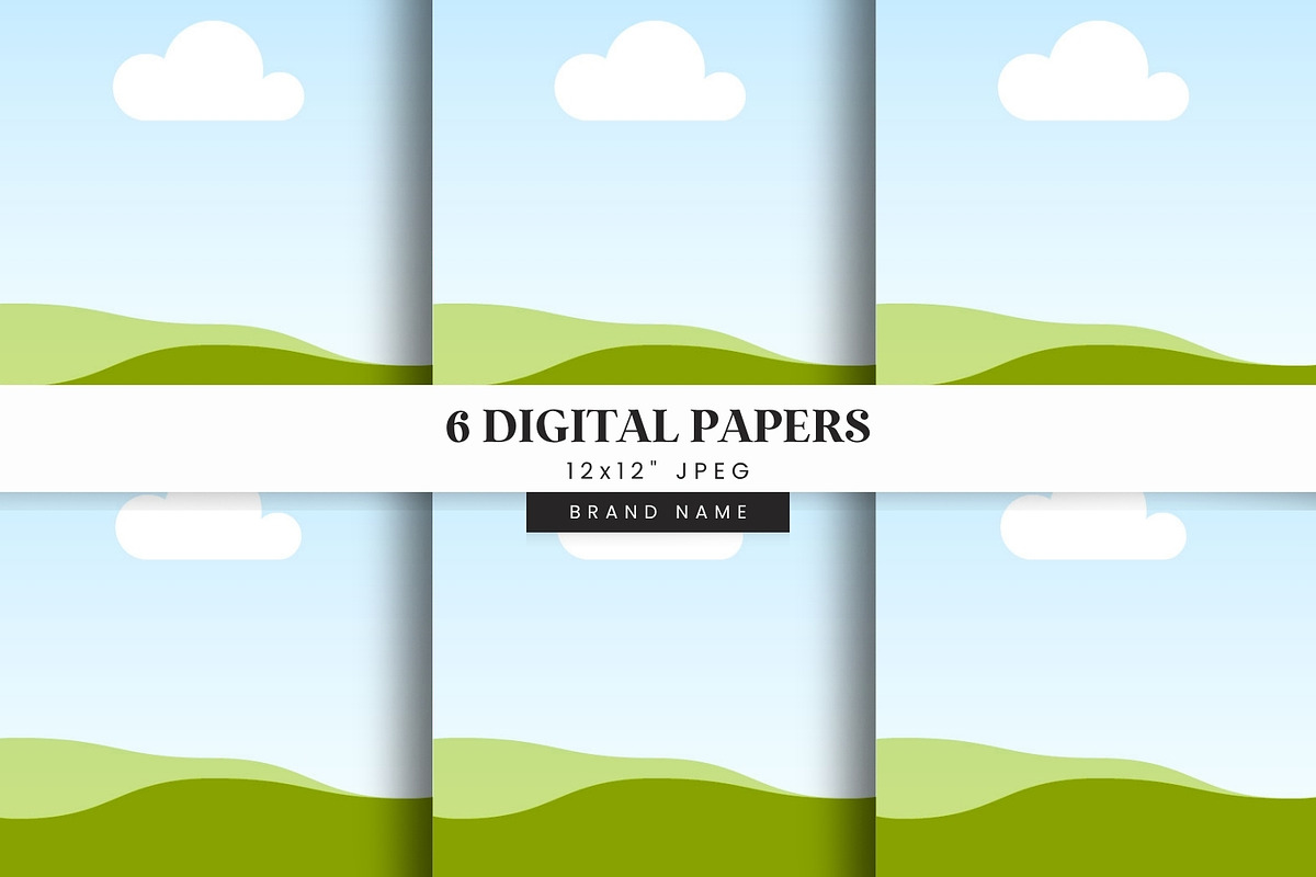 Canva Cover for 6 Digital Papers, a Presentation Template by illuztrate (Photo 4 of 8)