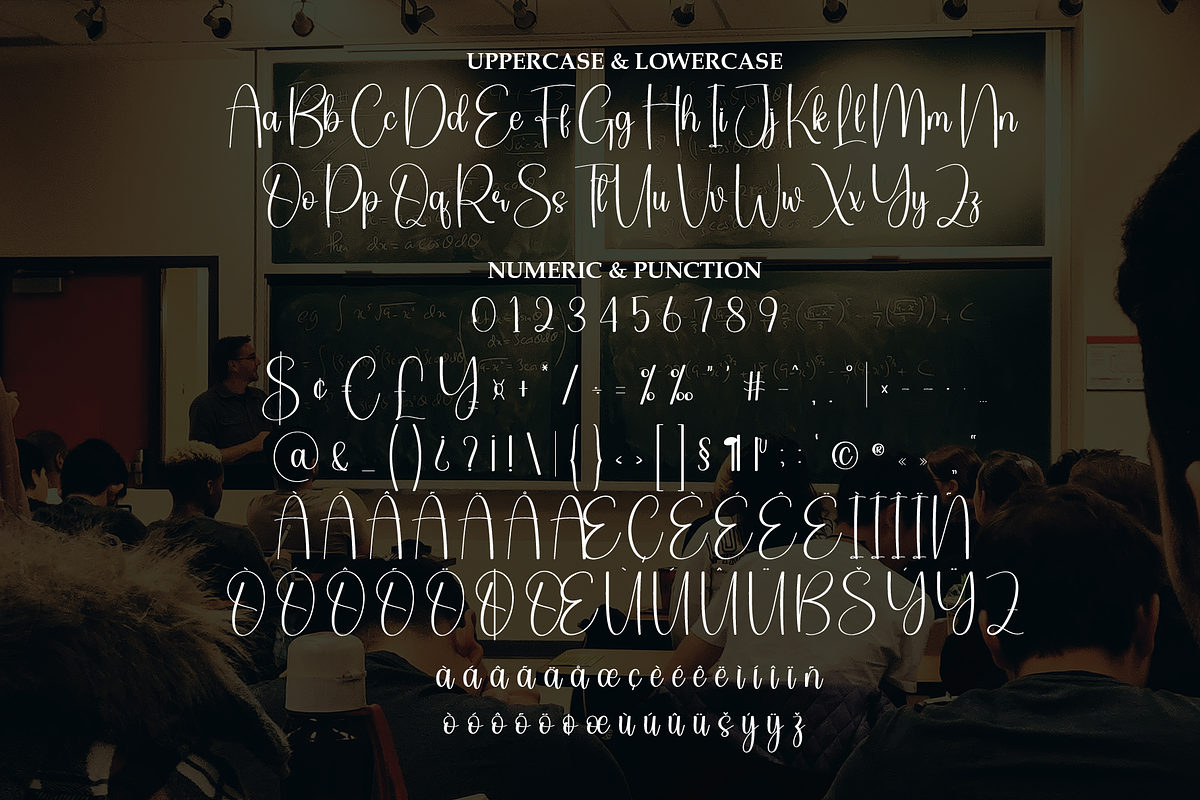 Vintage School | Script Font, a Handwritten Font by Scratchones (Photo 6 of 8)